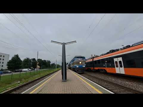 Видео: ТЭП70С-237 с путеизмерителём на станции Тапа