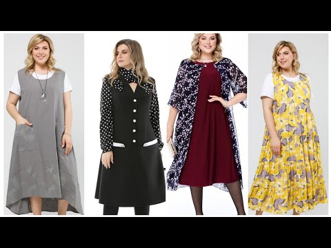 Видео: Лучшие идеи дизайна модных современных женских платьев #plussizemenswear