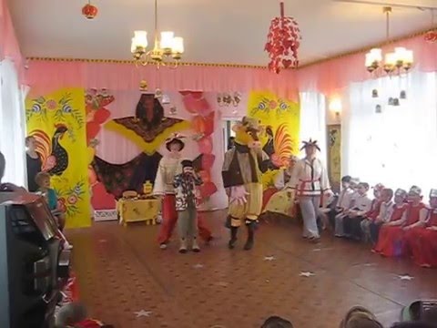 Видео: Праздник "Ярмарка", сценка "Как мужик корову продавал"