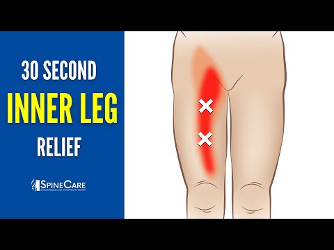 Видео: Как облегчить боль во внутренней части ноги за считанные секунды