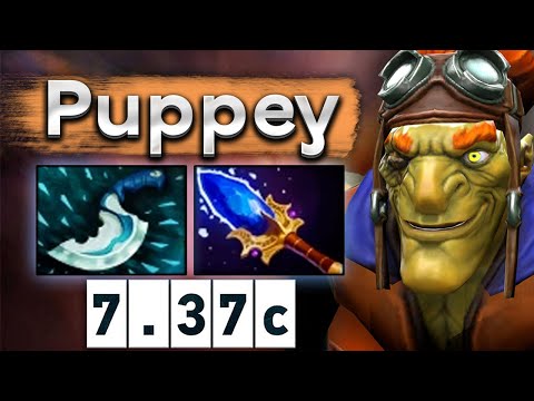 Видео: Пуппей вернулся в Нави! - Puppey Batrider 7.37 DOTA 2