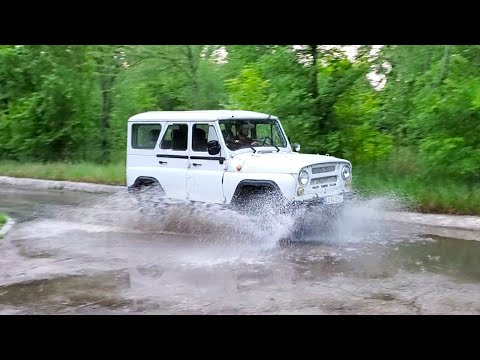 Видео: Первый выезд на Уазе и сразу же на бездорожье. Off-road | qzece