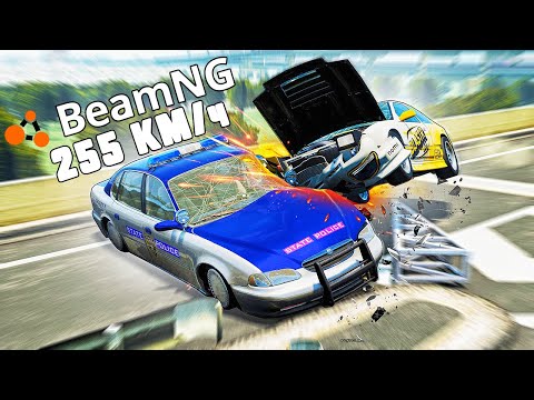 Видео: ПОЛИЦИЯ ЯПОНИИ В ШОКЕ ОТ ТАКОЙ ЕЗДЫ!! - РАНДОМНЫЕ ПОГОНИ BEAM NG