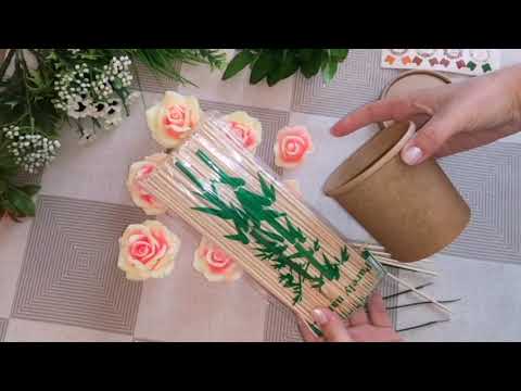 Видео: Букет роз из мыльной основы