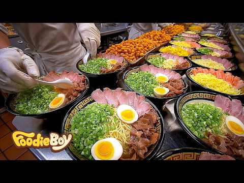 Видео: Невероятная коллекция корейской лапши! Кальгуксу, чаджанмён, рамен, фо и многое другое