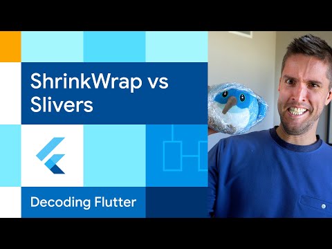 Видео: Сравнение ShrinkWrap и Slivers | Расшифровка Flutter