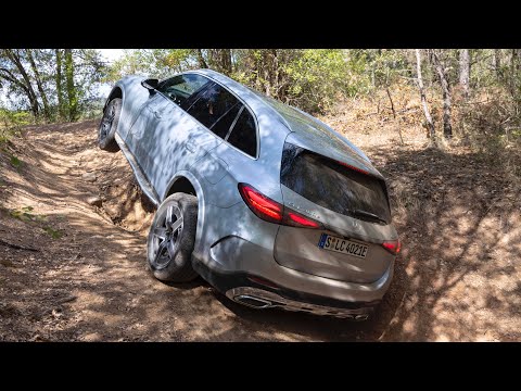 Видео: Mercedes GLC 2023 - сумасшедшая езда по бездорожью