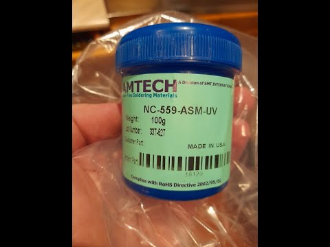 Видео: Флюс NC-559 (AMTECH'). Скрупулёзный тест показал схожесть с оригиналом!