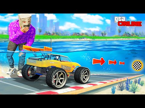 Видео: КАК ДАЛЕКО ТАЧКА НА ПУЛЬТЕ УПРАВЛЕНИЯ СМОЖЕТ ПРОЕХАТЬ ПОД ВОДОЙ ДО ФИНИША? ЭКСПЕРИМЕНТЫ ГТА 5