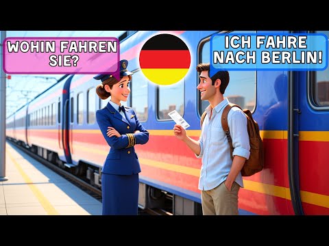 Видео: 10 простых диалогов на немецком языке для начинающих (A1–A2) | Железнодорожная станция
