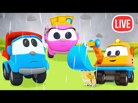 Видео: Грузовичок Лёва 🔴 Мультфильмы про машинки и осень 🍂🍁 Развивающие мультики для детей