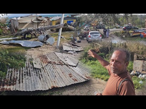 Видео: Ураган Мелисса оставил Ганновер, Ямайка, в РАЗРУШЕНИЯХ и ГРЯСИ 😔