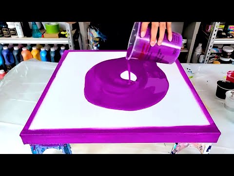 Видео: Не бойтесь негативного пространства! - Уникальные композиции в текучем искусстве