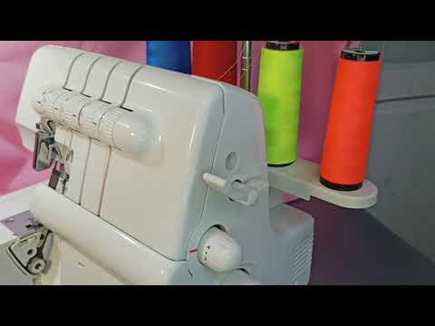 Видео: Практическая работа на оверлоке SilverKrest