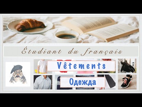 Видео: Vêtements. Одежда. Урок французского языка.
