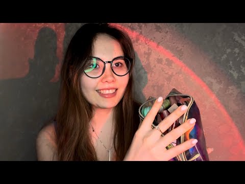 Видео: АСМР❤️Моя коллекция блесков и помад💄Расхламляем косметичку🥹#asmr #асмр #cosmetics #tingles