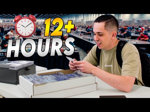 Видео: Провел 12 ЧАСОВ подряд на выставке спортивных карточек ⏰