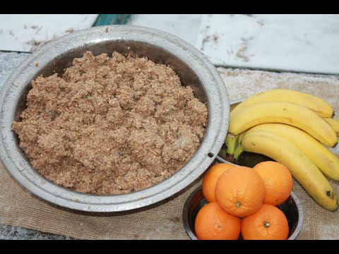 Видео: Банановая, и апельсиновая кожура  для кур несушек.