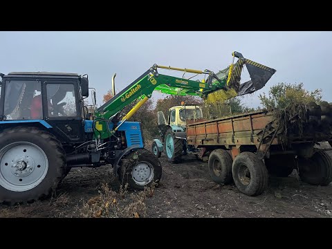 Видео: Грузимо Органіку МТЗ 892 👍ГРОШІ НЕ ПАХНУТЬ❗️Органічне добриво❗️Навантажувач Галтех✅ЮМЗ 6 РОУ-6👍