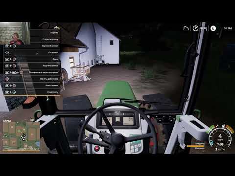 Видео: Farming Simulator 2019 с рульом сею поле