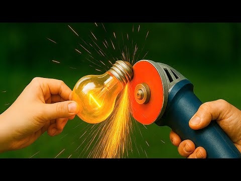 Видео: Разрежьте лампочки накаливания и увидите, что произойдёт то, чего большинство людей даже не представ