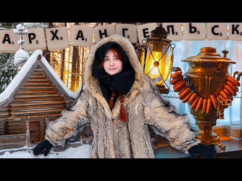 Видео: отпуск на СЕВЕРЕ ❄️ избушки, традиционная еда и ХОЛОД