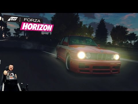 Видео: Напряженный стрит-рейсинг Forza Horizon на Xbox One + руль Fanatec CSL Elite