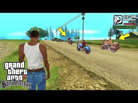 Видео: Куда уезжают секретные байкеры в GTA San Andreas?