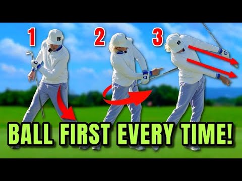 Видео: 3 ключа, чтобы каждый раз сначала ударять по мячу для гольфа, а затем приземляться!