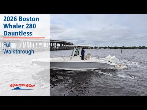Видео: Абсолютно новая яхта Boston Whaler 280 Dauntless 2026 года | Полное прохождение уже доступно на M...
