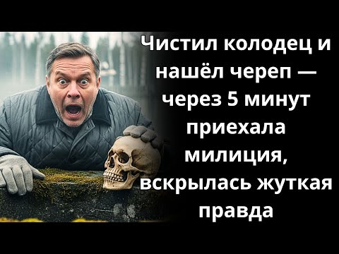 Видео: Чистил колодец и нашёл череп — через 5 минут приехала милиция, вскрылась жуткая правда