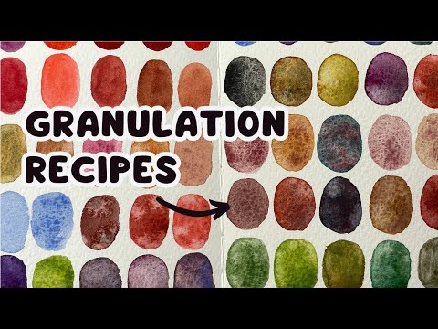 Видео: Как смешать собственную гранулированную акварель