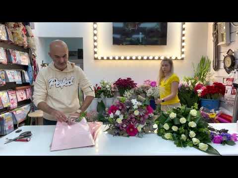 Видео: Цимбидиум.Урок по сборке букета по спирали и упаковке в корейскую плёнку🫶😜✌️
