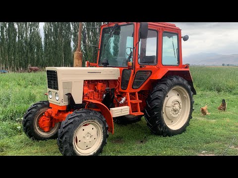 Видео: мтз 82 mtz 82 покраска restoration