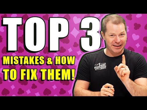 Видео: 3 ОШИБКИ, КОТОРЫХ НУЖНО ИЗБЕГАТЬ В Кэш-играх с низкими ставками!