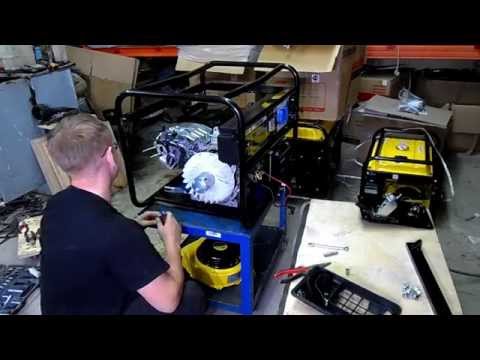 Видео: Разбор генератора FIRMAN SPG6500E1 - часть 1