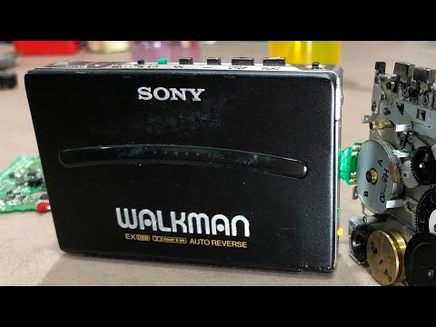 Видео: Кассетный плеер SONY WM-190 Walkman Обслуживание Ремонт Восстановление