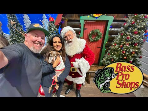 Видео: Наша новая праздничная традиция! Получите БЕСПЛАТНУЮ фотосессию Санты от Bass Pro Shop 🎄 + шопинг...