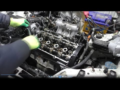 Видео: Замена маслосъемных колпачков на Хонда CRV 2000 года Honda CRV RD1  3часть