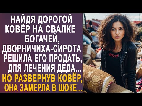 Видео: Найдя дорогой ковёр на свалке богачей, дворничиха-сирота замерла, развернув ковёр и увидев...