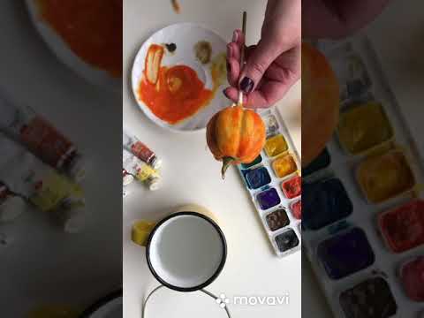 Видео: МК «Тыква из ваты»