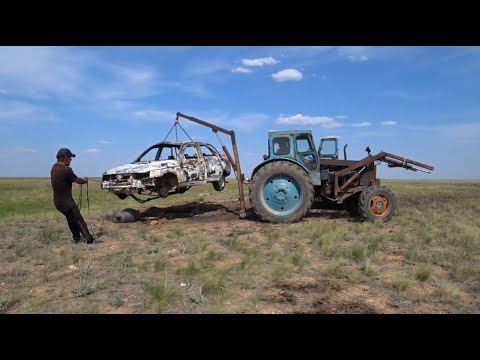 Видео: Как мы забирали машину которая сгорела!