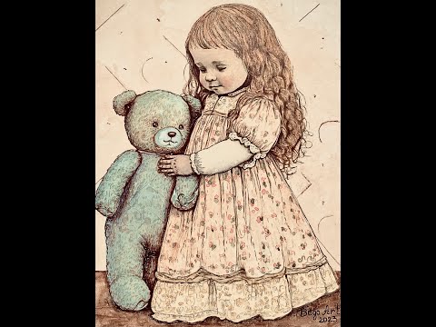 Видео: МК авторская кукла " Мой любимый мишка" Часть 3. DIY Doll " My Teddy Bear" Part 3.