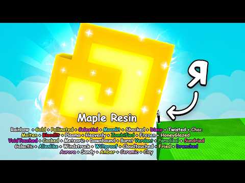 Видео: 🤑MAPLE RESIN!! Я вырастил ВСЕ МУТАЦИИ на МЭПЛ РЕСИН в Grow a Garden в Роблокс! ВЫРАСТИ САД