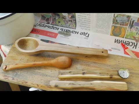 Видео: Пропитка льняным маслом ложек и ручек ножей. Мой опыт