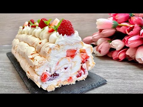 Видео: Очень вкусный и легкий десерт из безе! Все будут поражены!