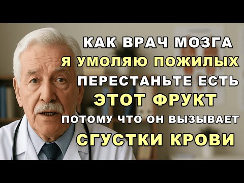 Видео: Я умоляю — не ешьте этот фрукт на ночь после 50 лет! Может довести до инсульта