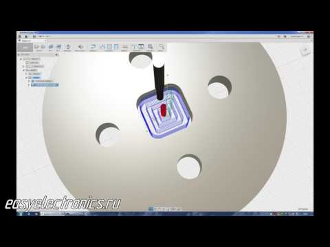 Видео: Autodesk Fusion 360. CAM процессор. Вырезание фланца.