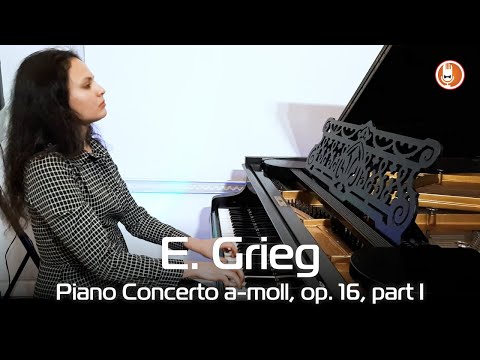 Видео: Е. Grieg - Piano Concerto a-moll, op. 16, part I