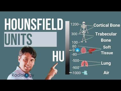 Видео: Единицы измерения Хаунсфилда (откуда берутся цифры CT?)